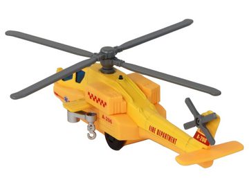 LEAN Toys Spielzeug-Hubschrauber Rettungshubschrauber Aluminium Flugzeugmodell Flugzeug Hubschrauber