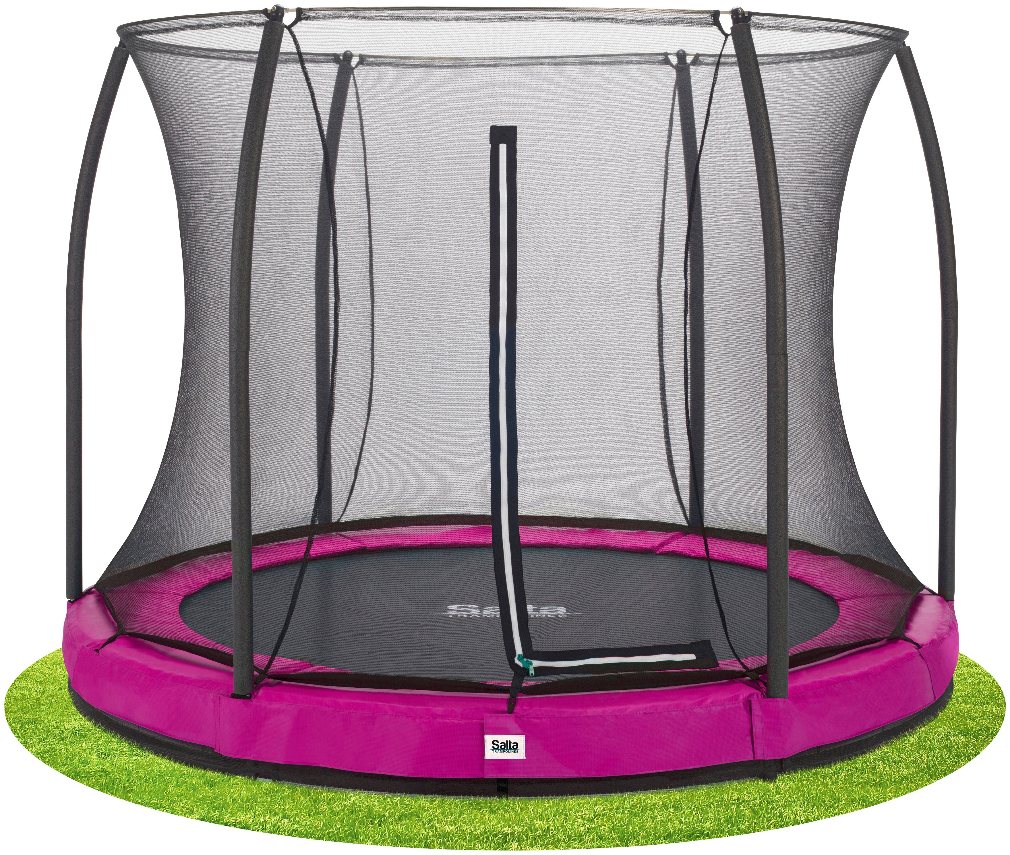 Salta Gartentrampolin Comfort pink Ø Edition 183 cm, Schutzrand Ground