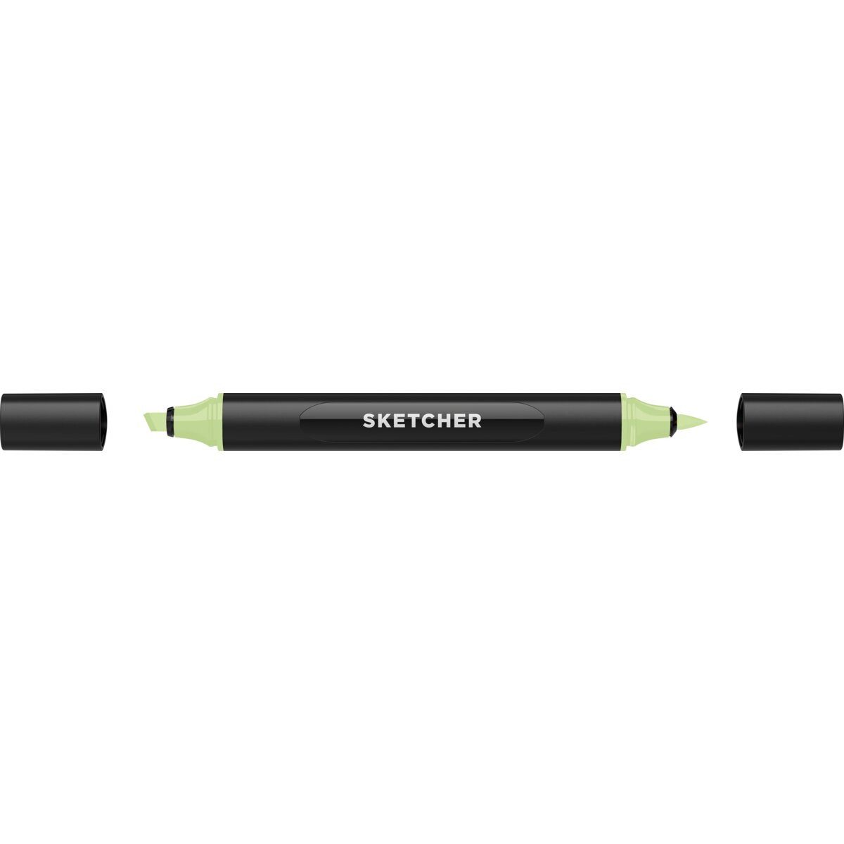 Filzstift Twinmarker Sketcher brush+chisel G 350 kryptonit.