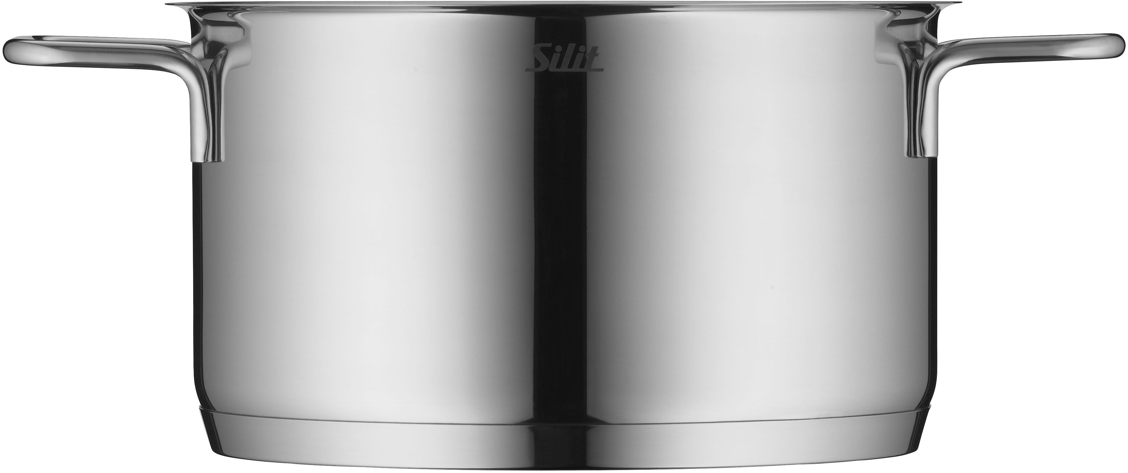 Silit Topf-Set Alicante, Edelstahl 18/10 (Set, 9-tlg), Silitherm-Allherdboden, induktionsgeeignet, spülmaschinengeeignet