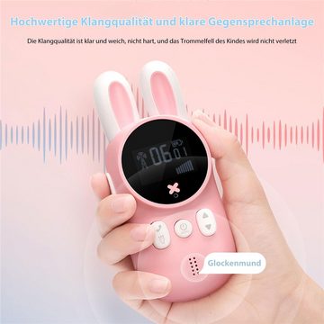 Bifurcation Spielzeug-Polizei Megaphon 2-Wege-Radiospielzeug für Kinder in Hasenform, (2-tlg)