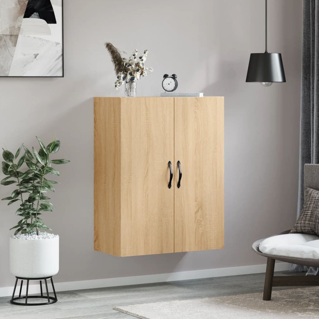 vidaXL Hängeschrank Wandschrank Sonoma-Eiche 69,5x34x90 cm günstig online kaufen