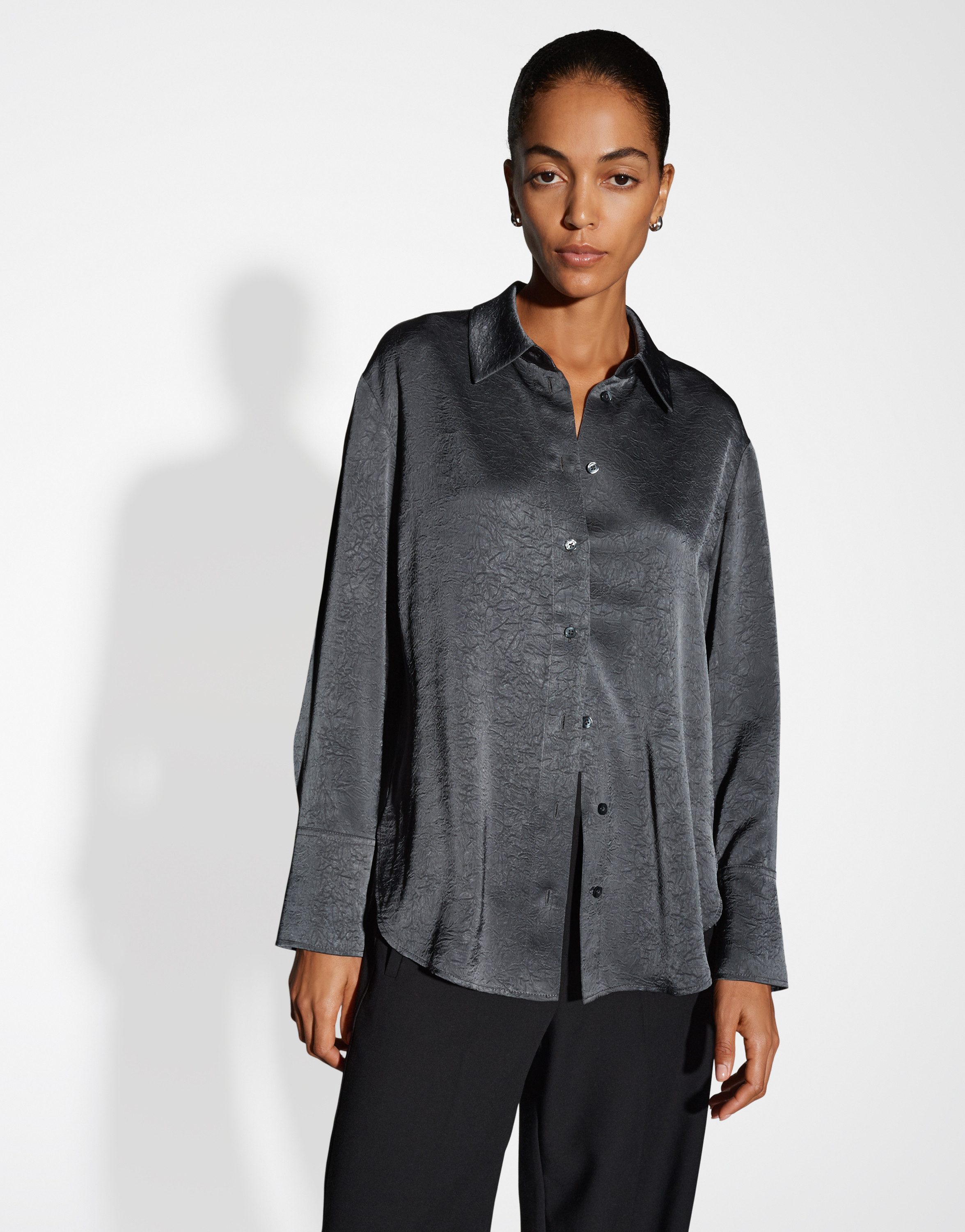 someday Longbluse ZELARA Loose mit Crinkle Effekt günstig online kaufen