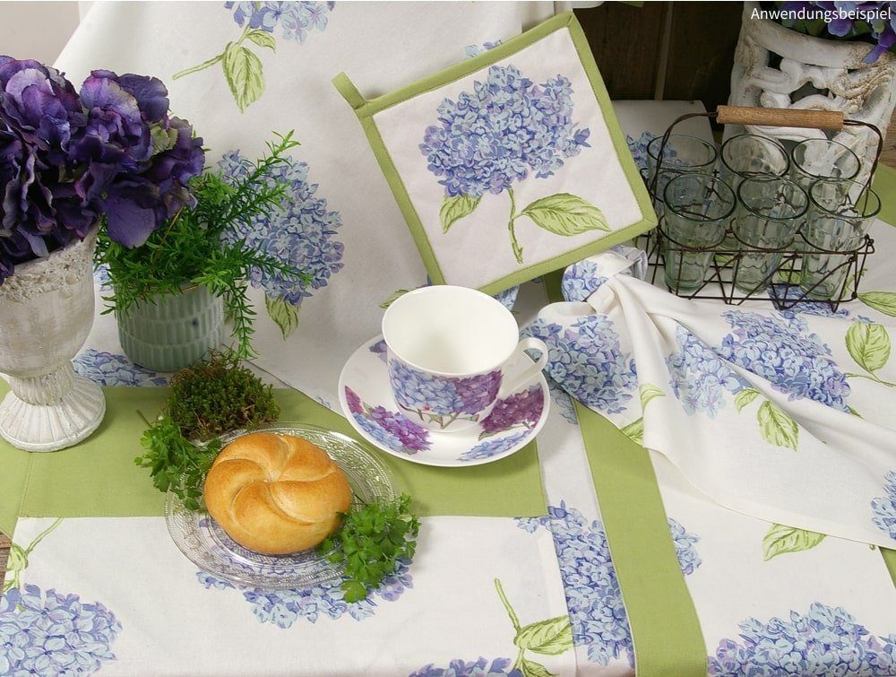 matches21 HOME & HOBBY Kissenbezüge Kissen-Bezug 30x30 cm Vintage Blumen bl günstig online kaufen