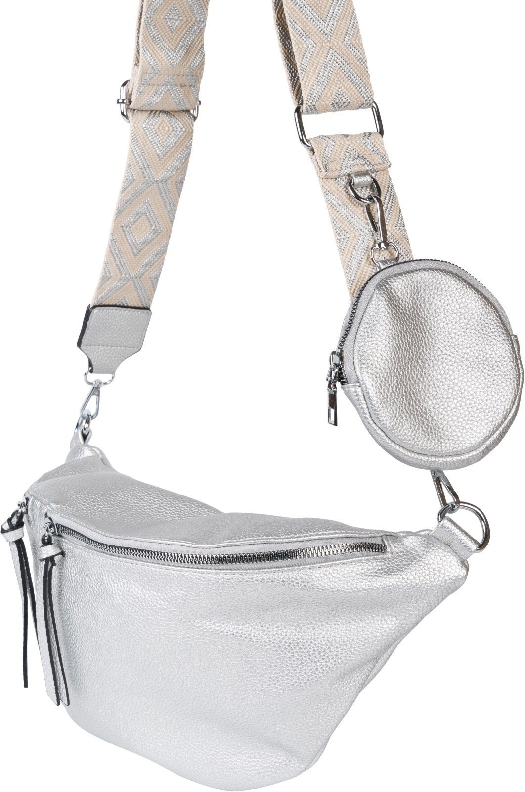 styleBREAKER Umhängetasche Halbmond Crossbody Bag Set 3-Teilig (1-tlg) günstig online kaufen