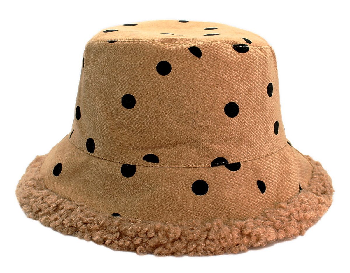 dy_mode Fischerhut Warme Damen Fischerhut Wintermütze Gefütterte Bucket Hat Bucket Hat