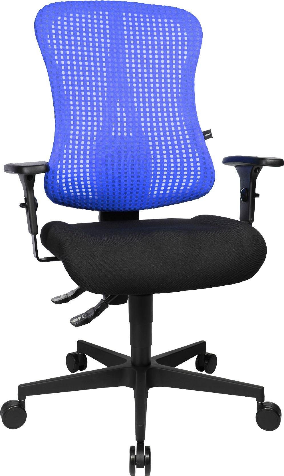 TOPSTAR schwarz/dunkelblau Bürostuhl Sitness 90