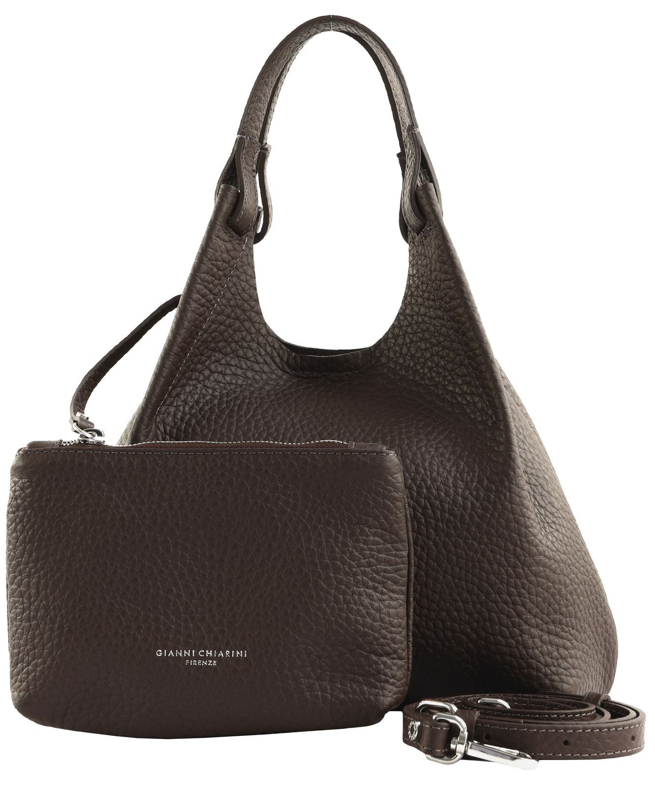 GIANNI CHIARINI Handtasche Handbag (Set, 2-tlg), aus echtem Rindsleder