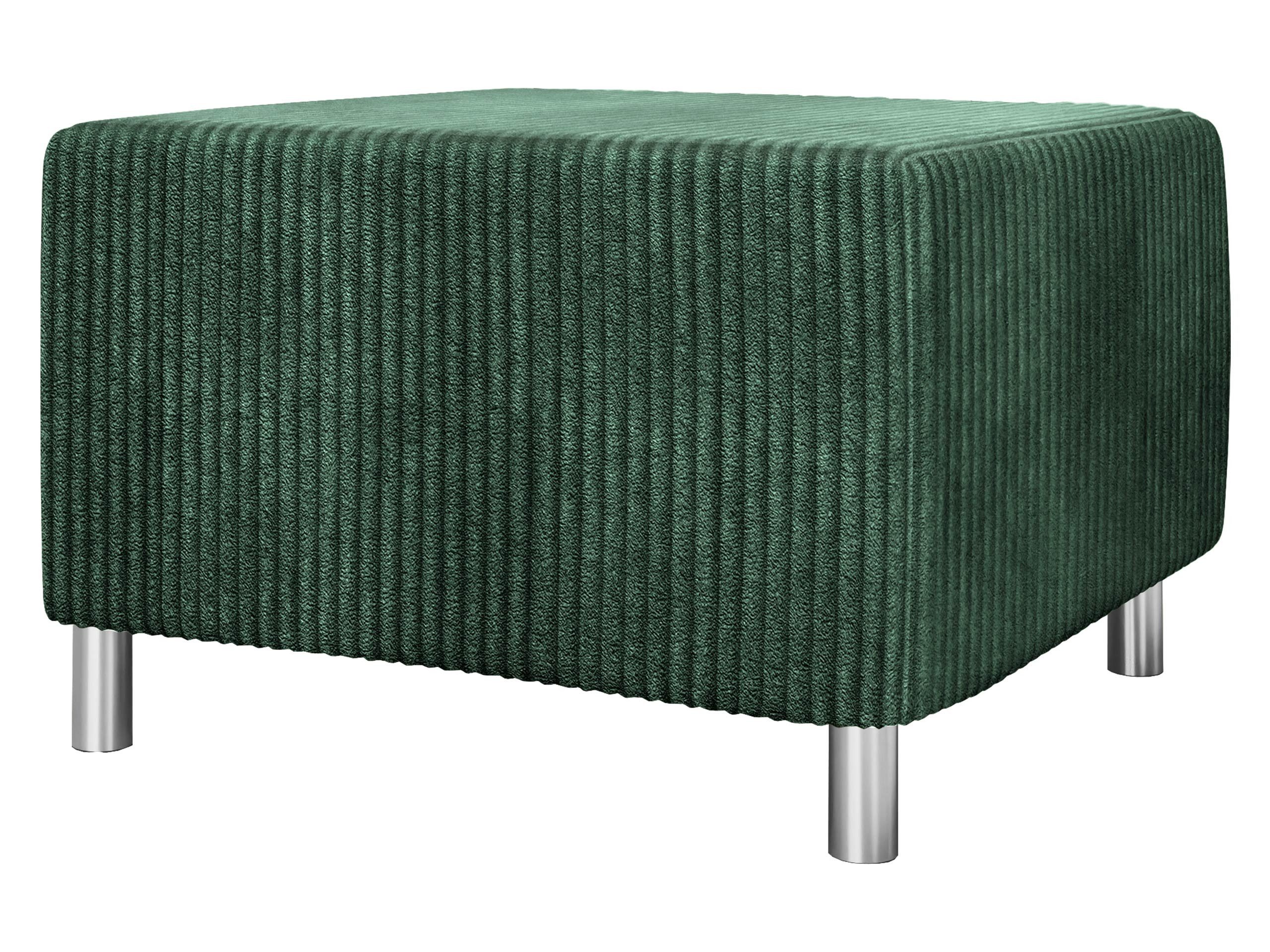 MIRJAN24 Polsterhocker Dover Cord, 65x56x42 cm
