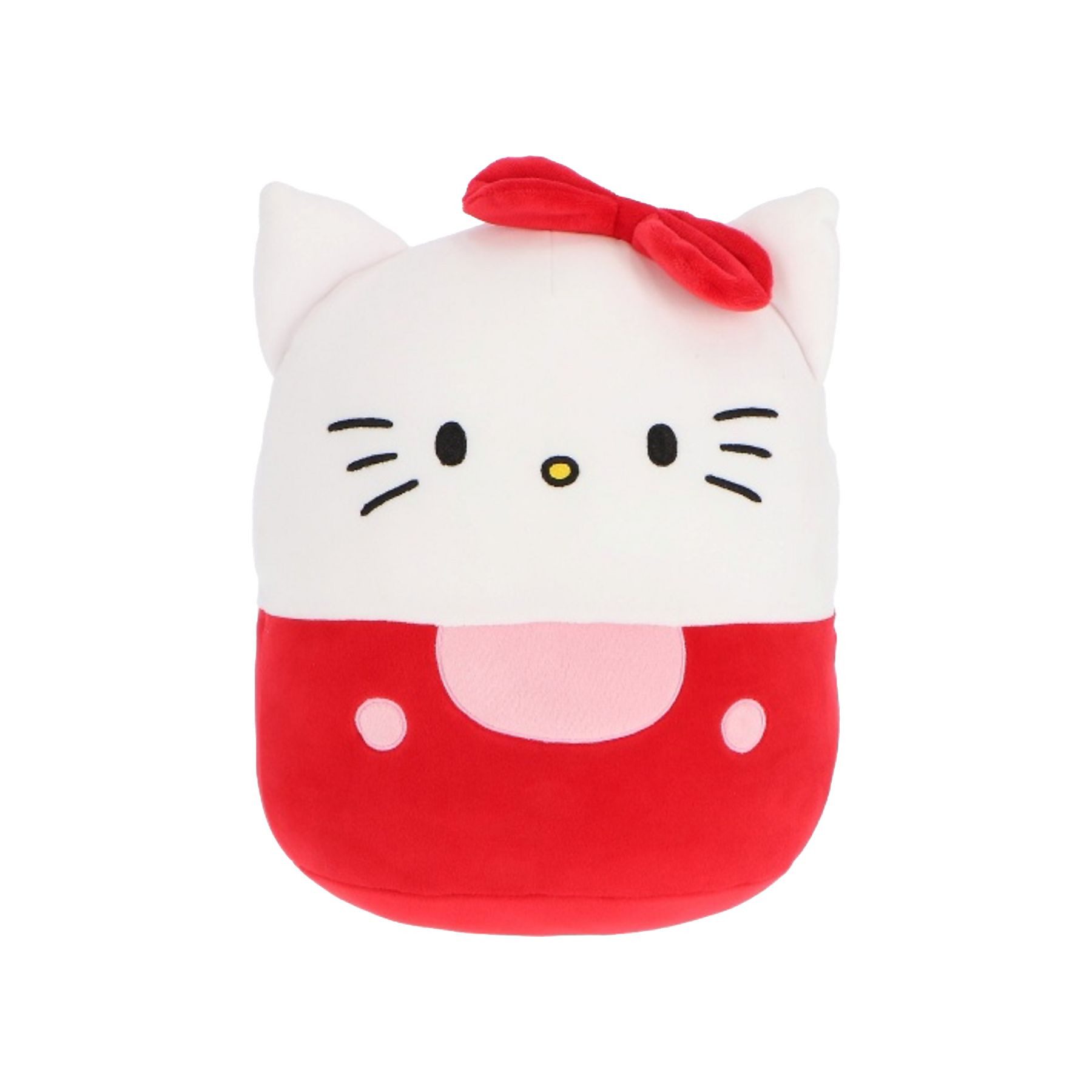 Hello Kitty Dekokissen Eggy Pillow 32 cm großese Kuschelkissen Plüsch in Rot