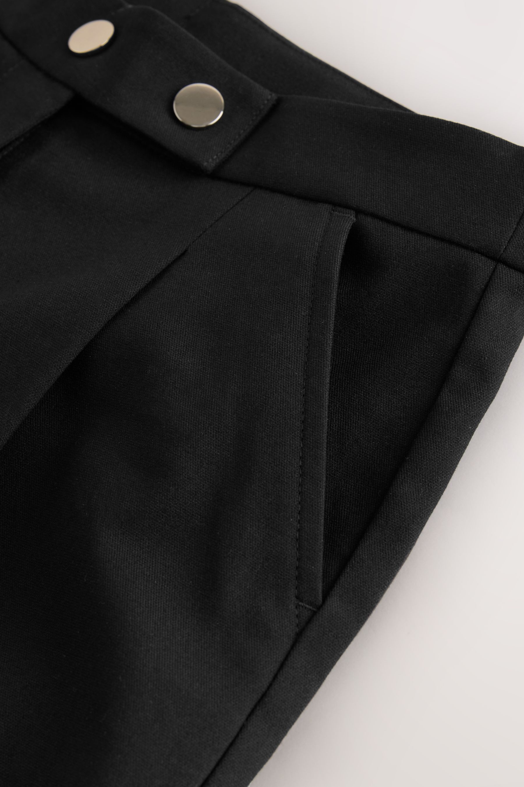 Next Palazzohose Kürzere Hose mit weitem Bein, Senior-Schulhose (1-tlg)