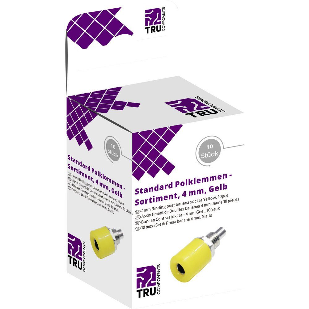 TRU COMPONENTS Laborsteckverbinder-Sortiment Buchse, Einbau vertikal Labor-Netzteil