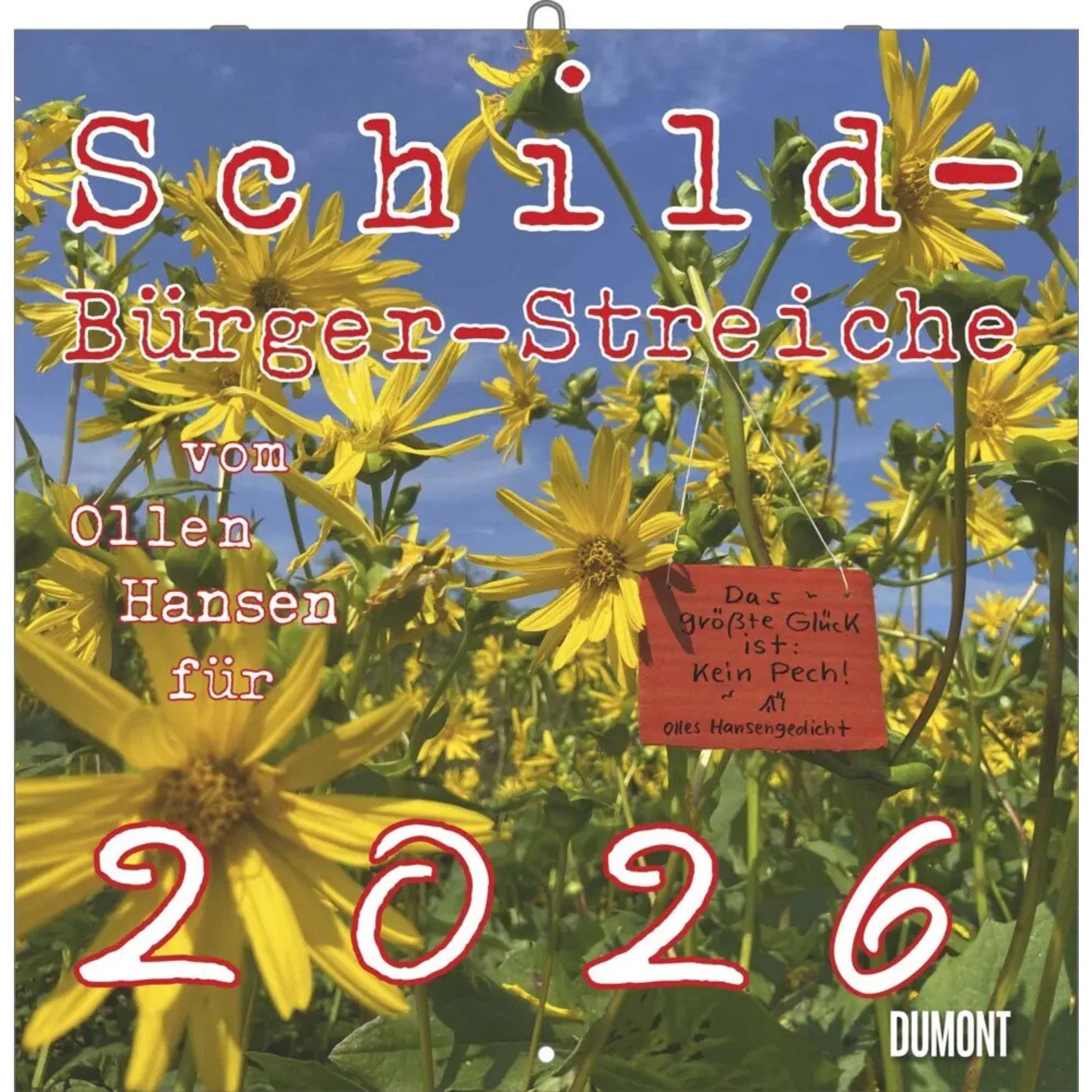 DUMONT Wandkalender DUMONT - Schild-Bürger-Streiche 2026 - Broschüren-Wandkalender 30 x...