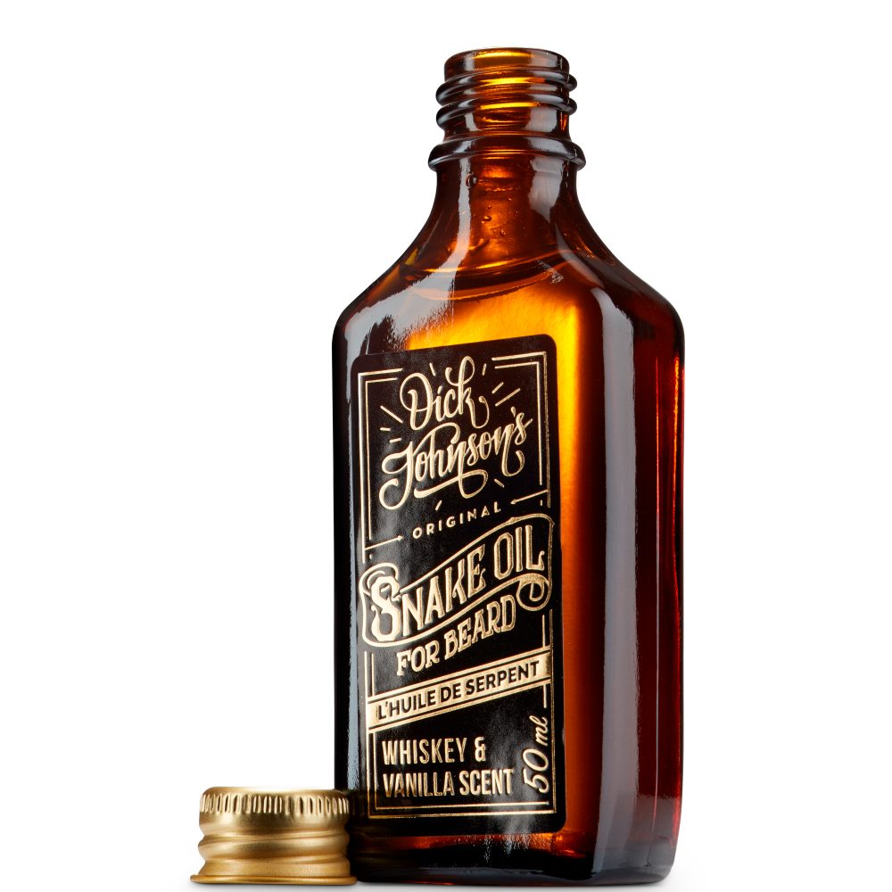 Dick Snake Duft Vanille von Whiskey Einzigartiger Bartöl Johnson Oil, und