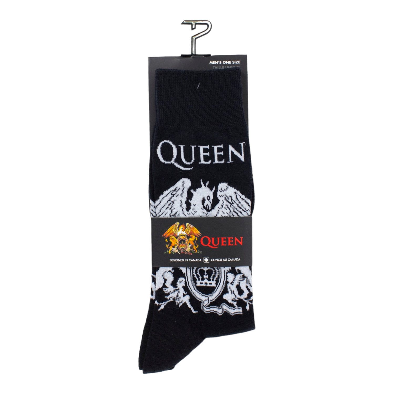 Perri's Socks Freizeitsocken Socken Queen Fanartikel weißes Wappen Strümpfe in 40-46 im Paar
