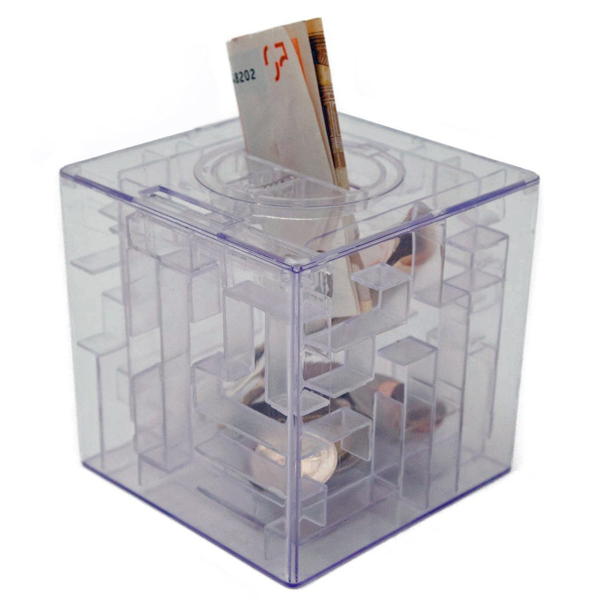 Goods+Gadgets Spardose 3D-Kugel-Labyrinth Geschicklichkeitsspiel, Geldgesch günstig online kaufen