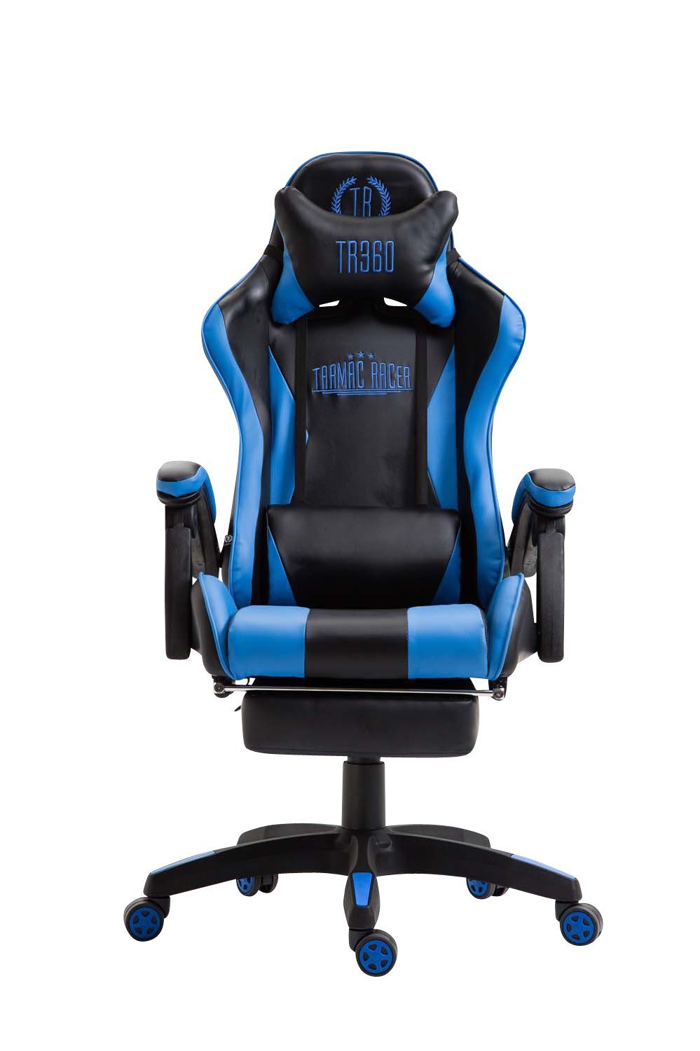 höhenverstellbar Kunstleder, CLP schwarz/blau Gaming drehbar Ignite Chair und