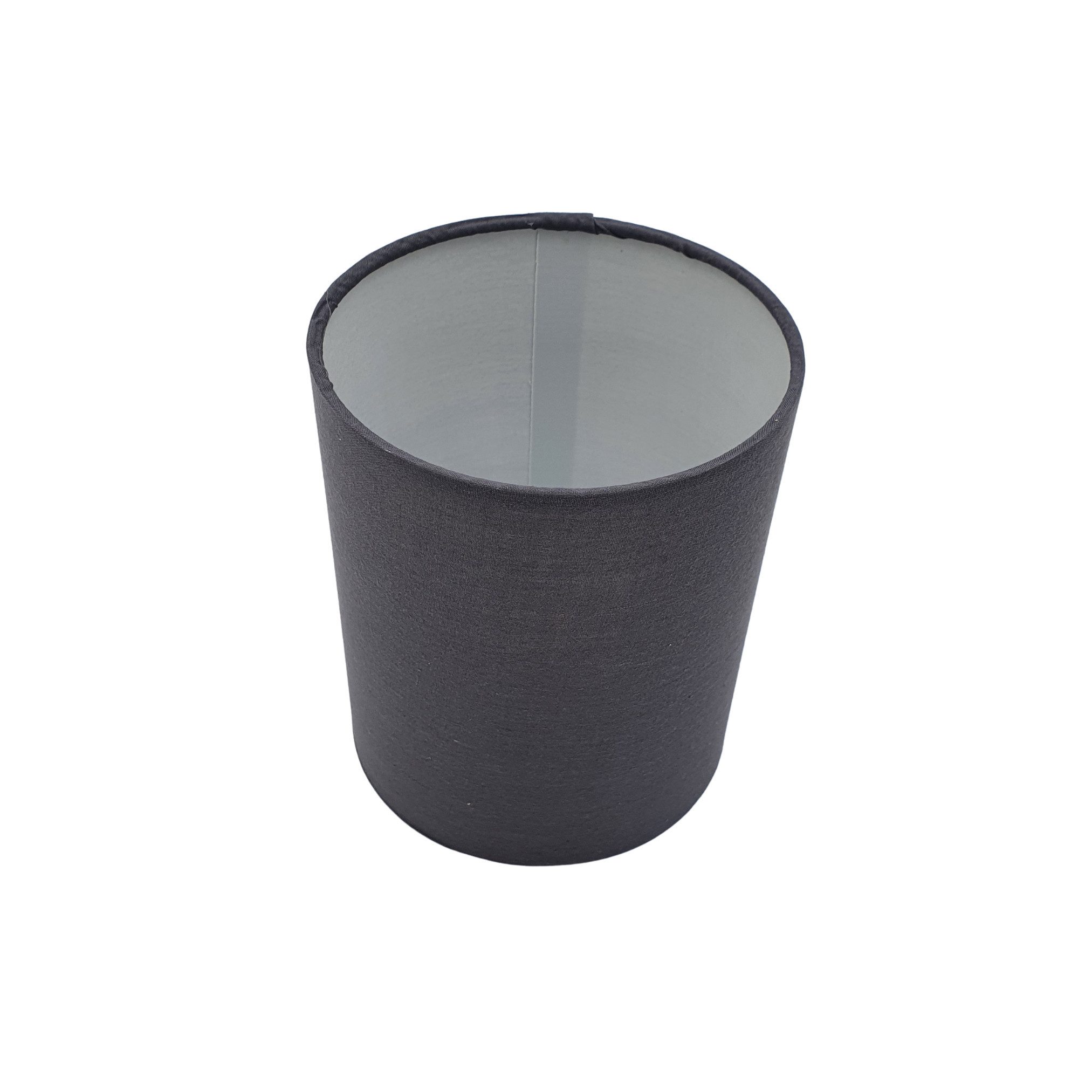 Lichthandel Hoch Lampenschirm grau / weiß 2 Stück Lampenschirm für Tischlam günstig online kaufen