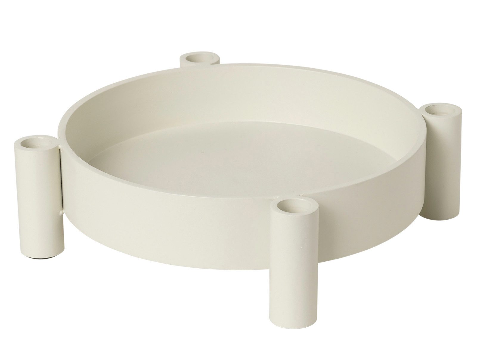 Broste Copenhagen Kerzenleuchter Silke rainy day grey Leuchter 32cm