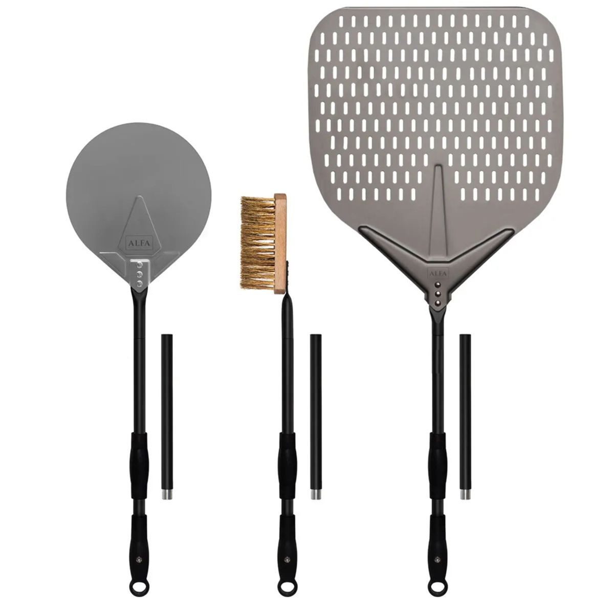 Alfa Forni Gasgrill Schaufel-Set Extra Large 3-teilig