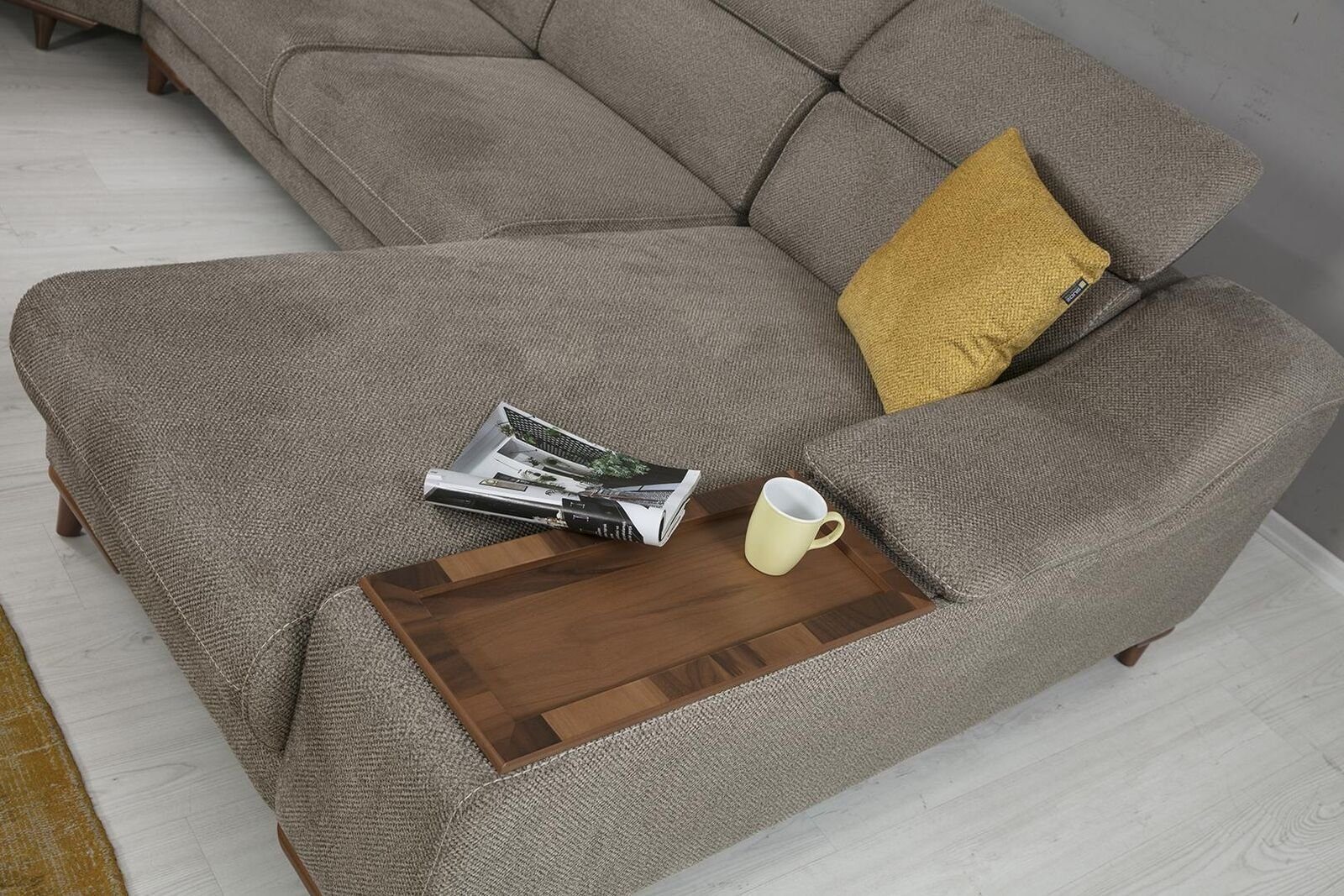 Sofa Modern, Made U-Form Ecksofa JVmoebel Teile, in 6 Europa Ecksofa Polstermöbel Wohnzimmer
