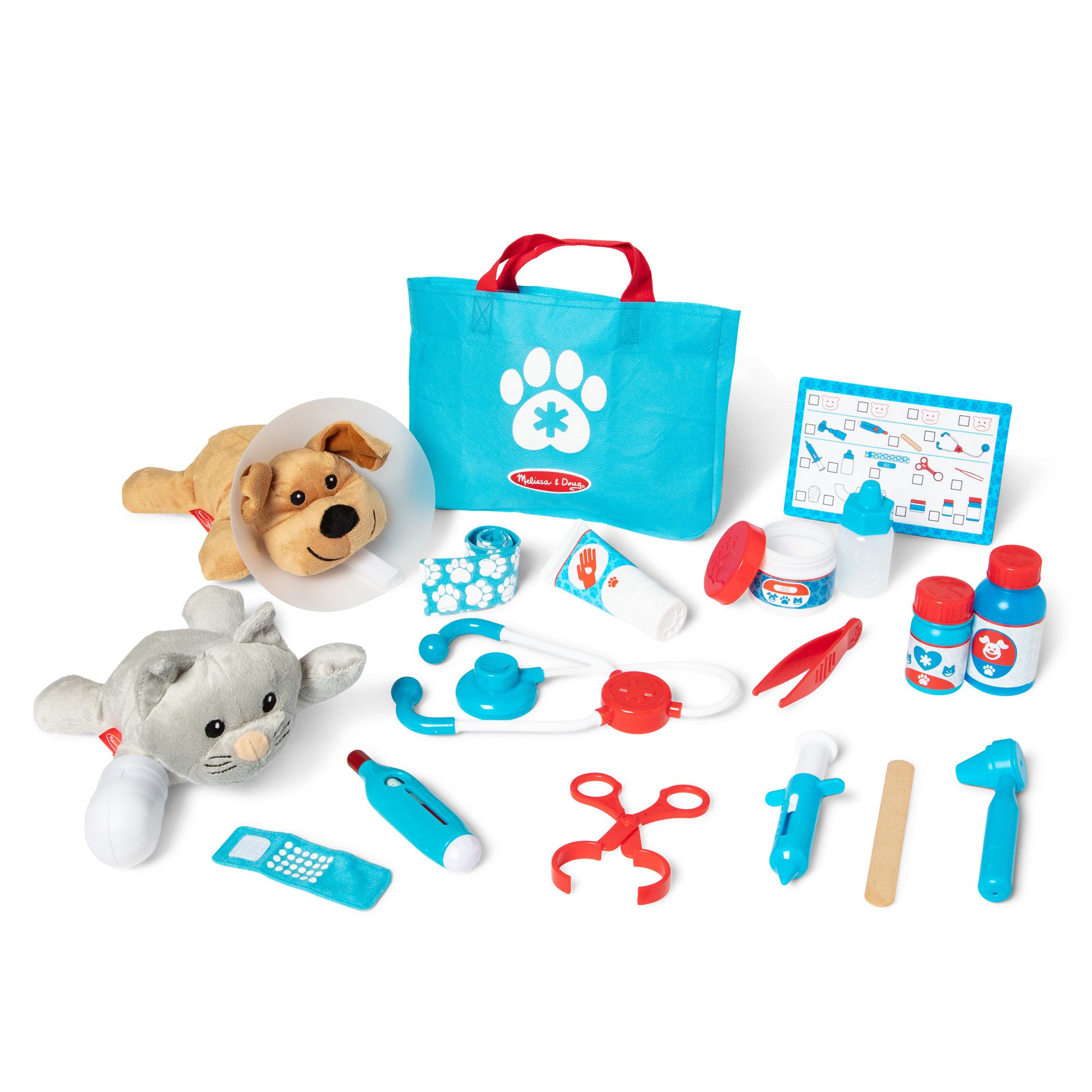 Spin Master Spielzeug-Arztkoffer Melissa & Doug Tierarzt Spielset