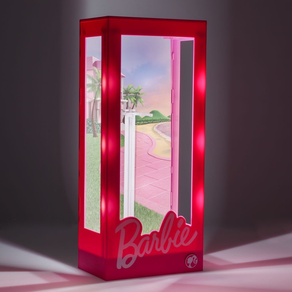 Paladone Dekolicht Barbie beleuchtete Vitrine Puppe, LED integriert für fest