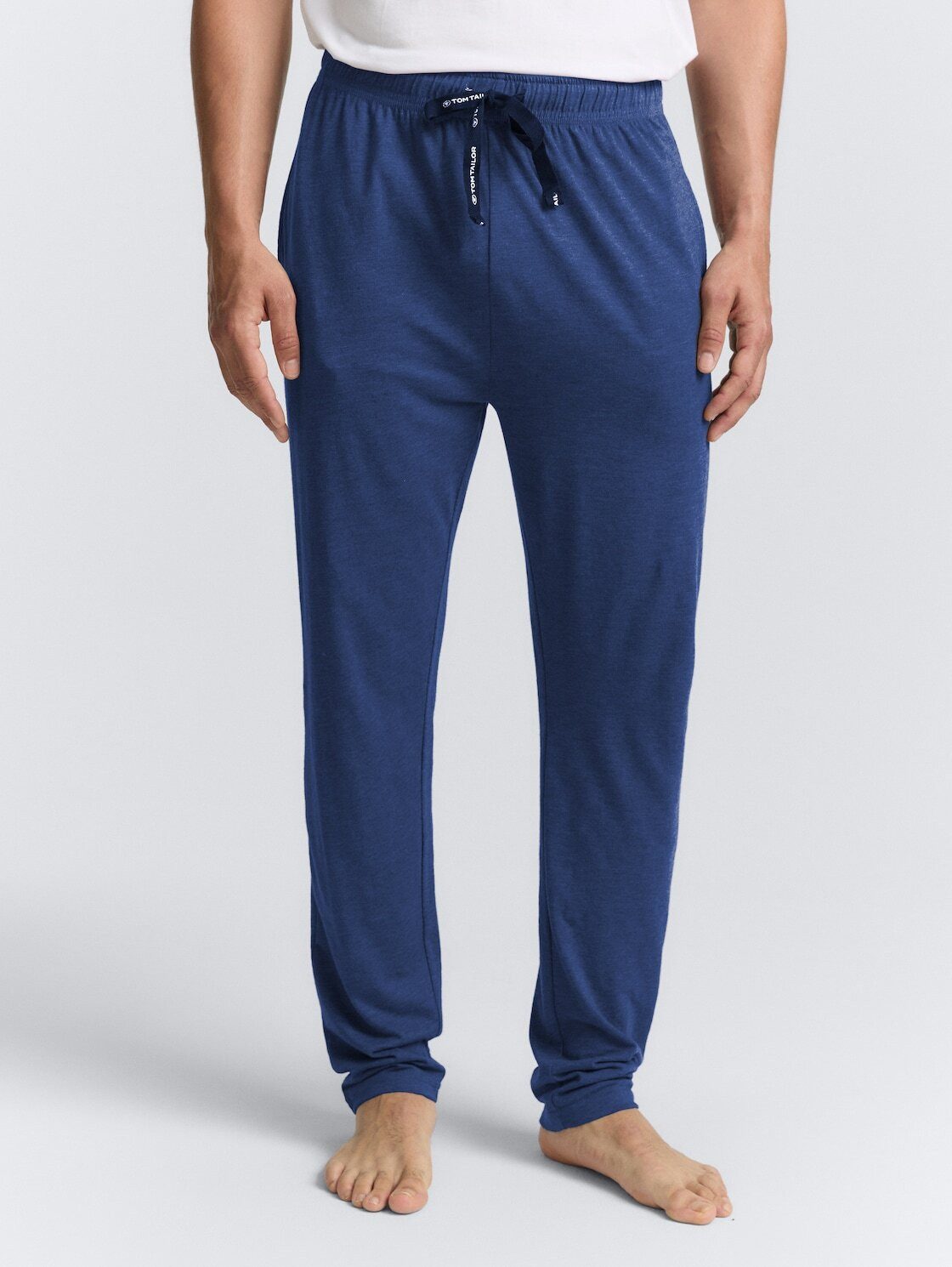 TOM TAILOR Pyjama Unterwäsche Pyjama-Hose in Melange-Optik günstig online kaufen