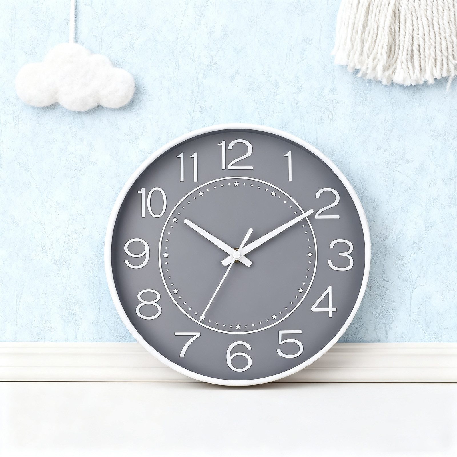 REDOM Wanduhr Lautlos Uhr Dekouhr Große Wanduhr Wohnzimmer Uhr 30 cm (leise günstig online kaufen