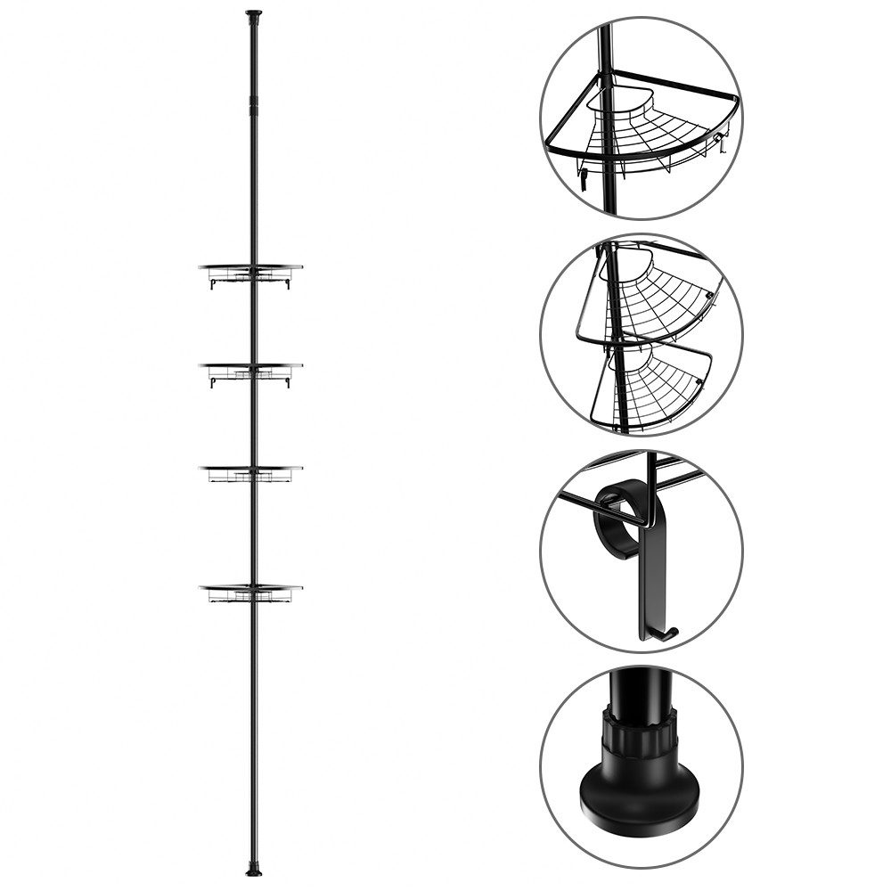 Duschablage Teleskop Duschregal Eckregal