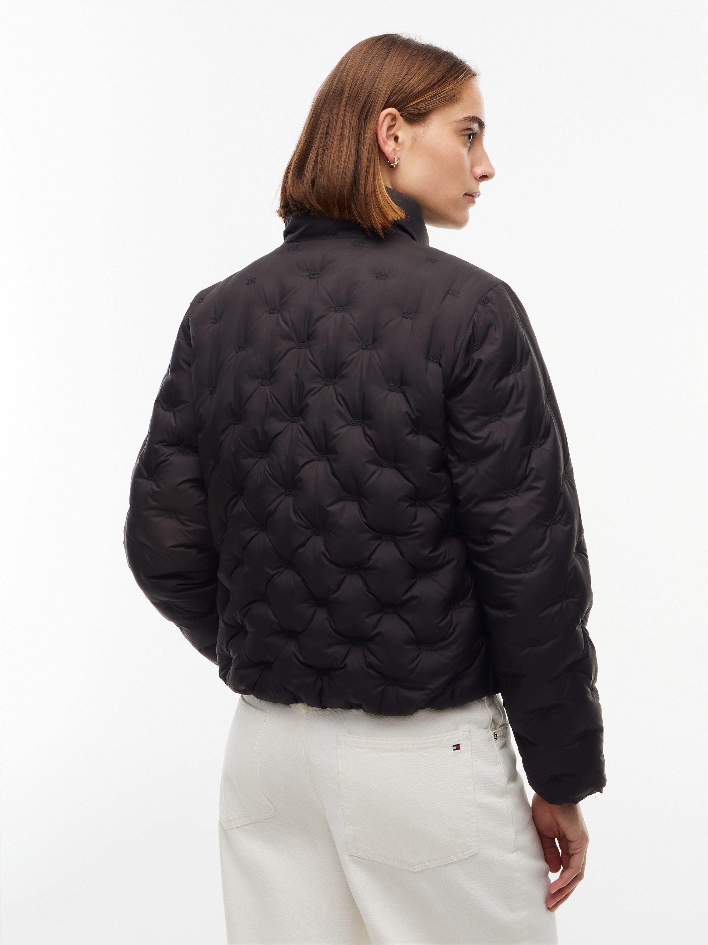 Tommy Hilfiger Steppjacke LW DOWN FLAG QUILT JACKET Kunstfaser