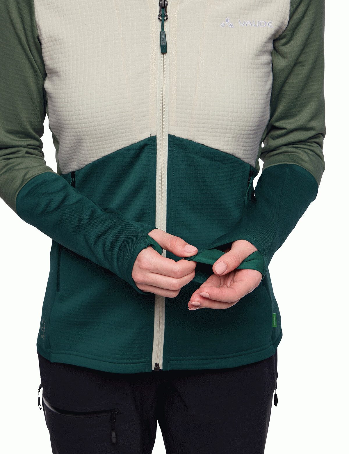 VAUDE Fleecejacke Women's Monviso Hooded Grid Fleece Jacket