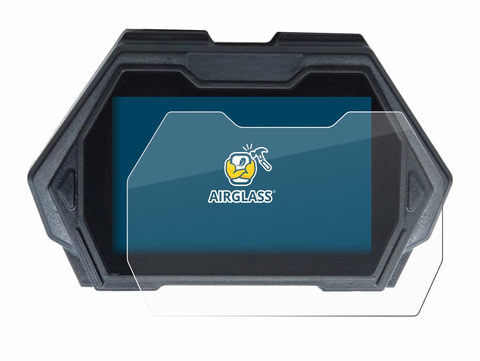BROTECT Displayschutzglas Folie für Kukirin G3 Pro, Schutzfolie Glas Panzer Display Schutz klar