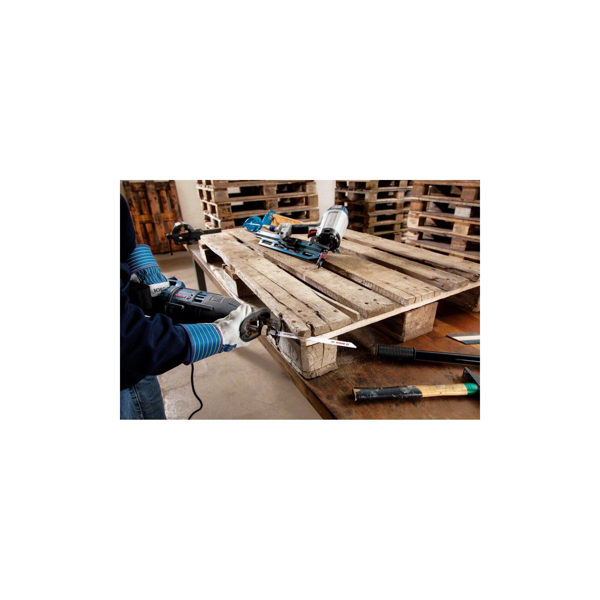 Bosch Professional Sägeblatt Bosch Säbelsägeblatt S 722 VFR, Special for Pallet Repair, 190 mm, 0,9