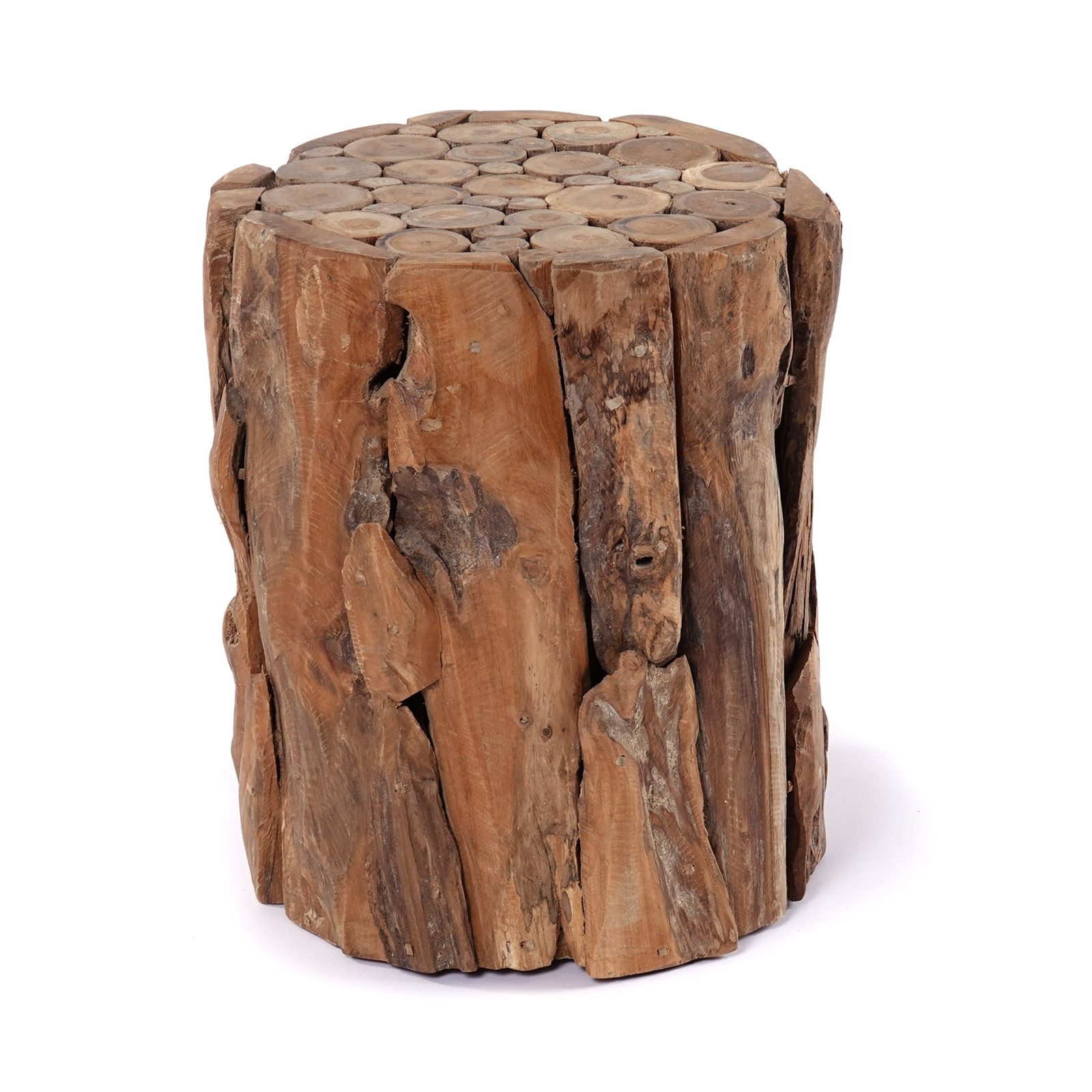 Thumbnail - CREEDWOOD Dekosäule HOLZ SÄULE "MALEA 40", Treibholz, 40cm, Natur Blumen Podest