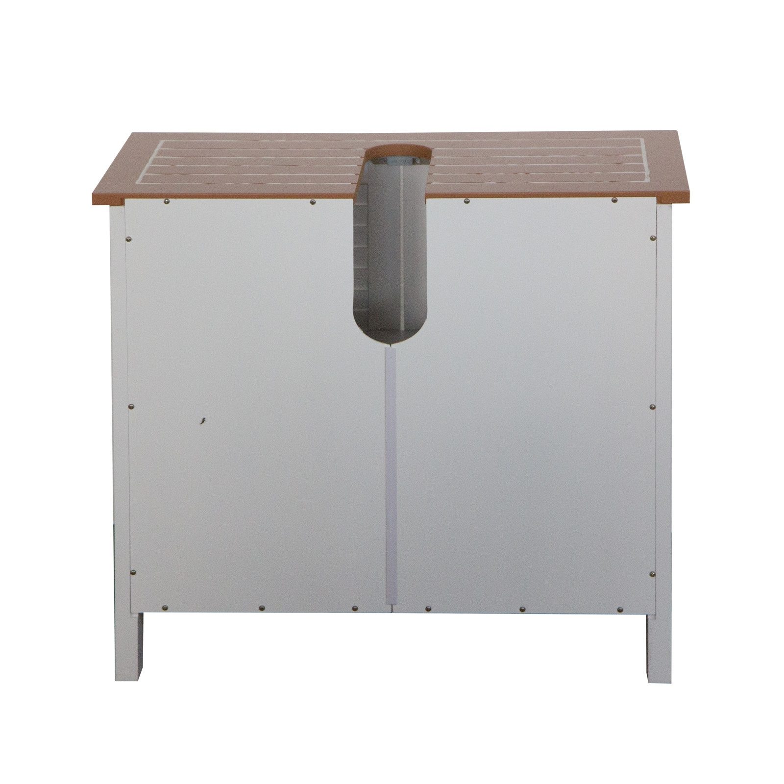 HTI-Line Waschbeckenunterschrank Waschbeckenunterschrank Bambus (Stück, 1-St., 1x Waschbeckenunterschrank, ohne Dekoration) Mit Siphonausschnitt