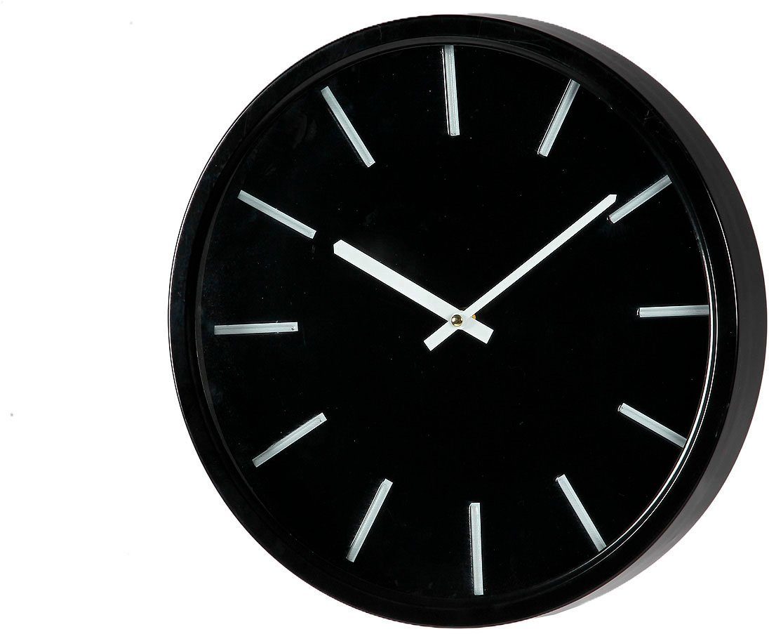 Ambiente Haus Wanduhr Wanduhr Black 35cm günstig online kaufen