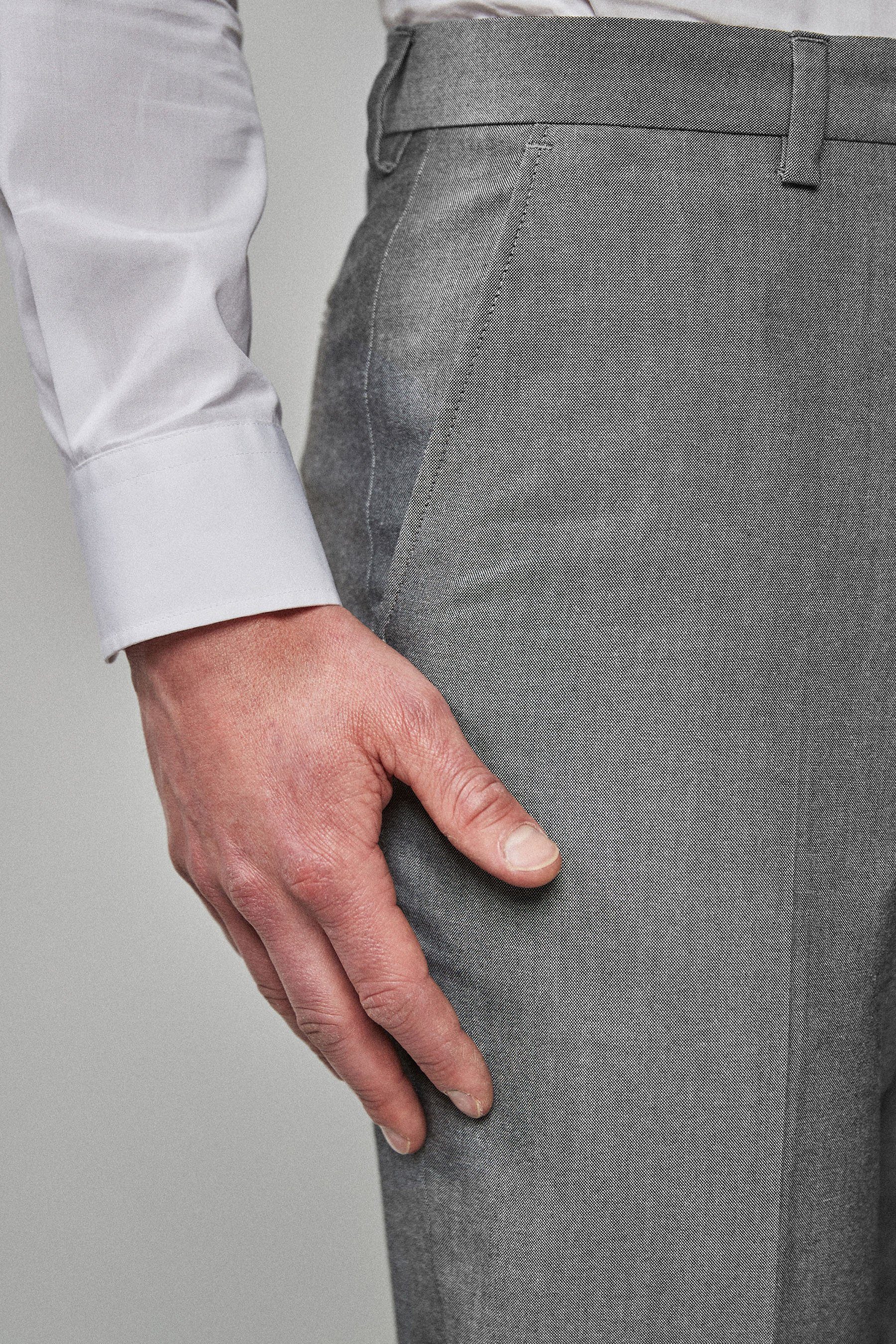 Next Frackhose Anzug: Slim Light (1-tlg) Fit Grey Hose