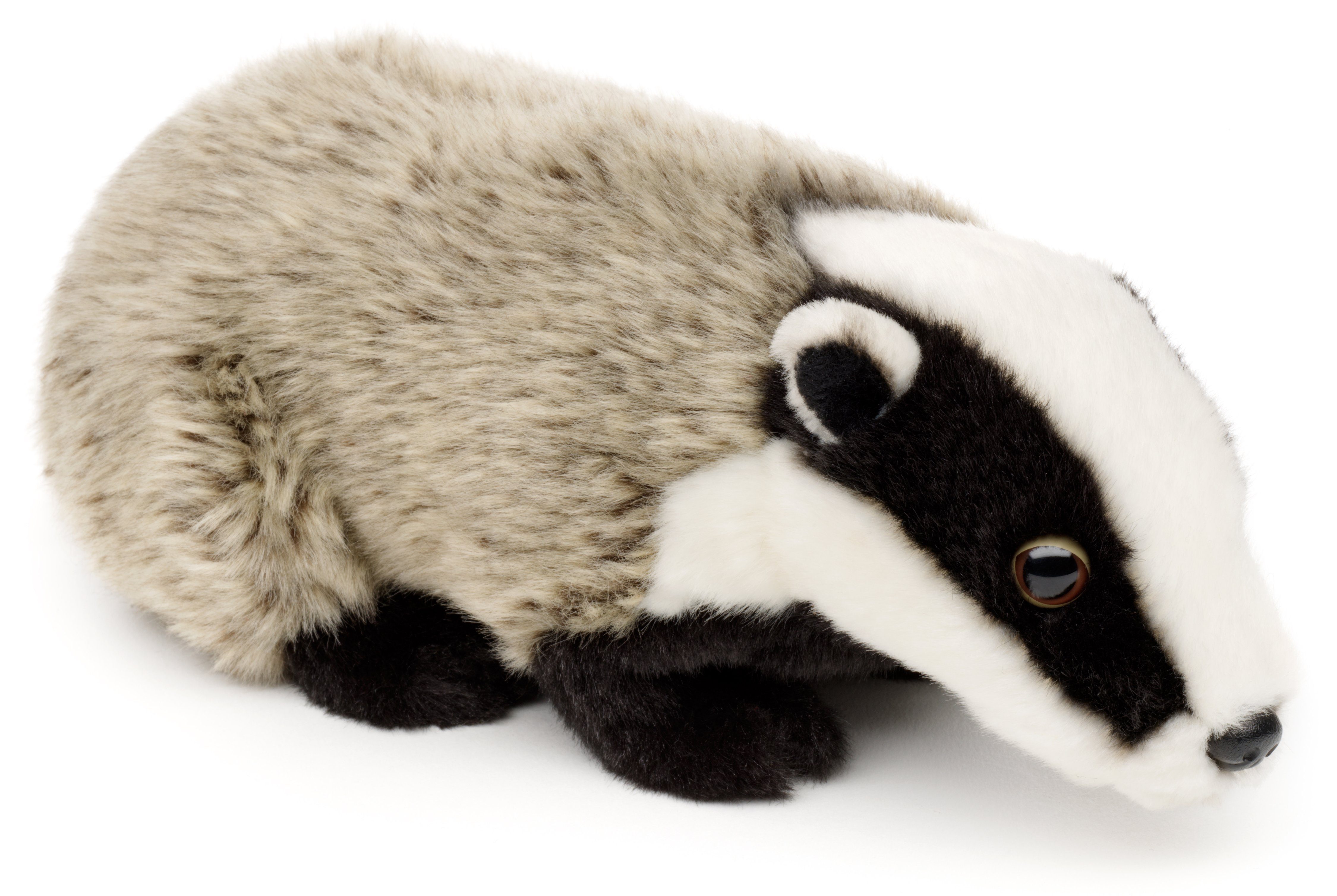 Uni-Toys Kuscheltier Dachs - verschiedene Modelle und Größen - Plüschtier, zu 100 % recyceltes Füllmaterial
