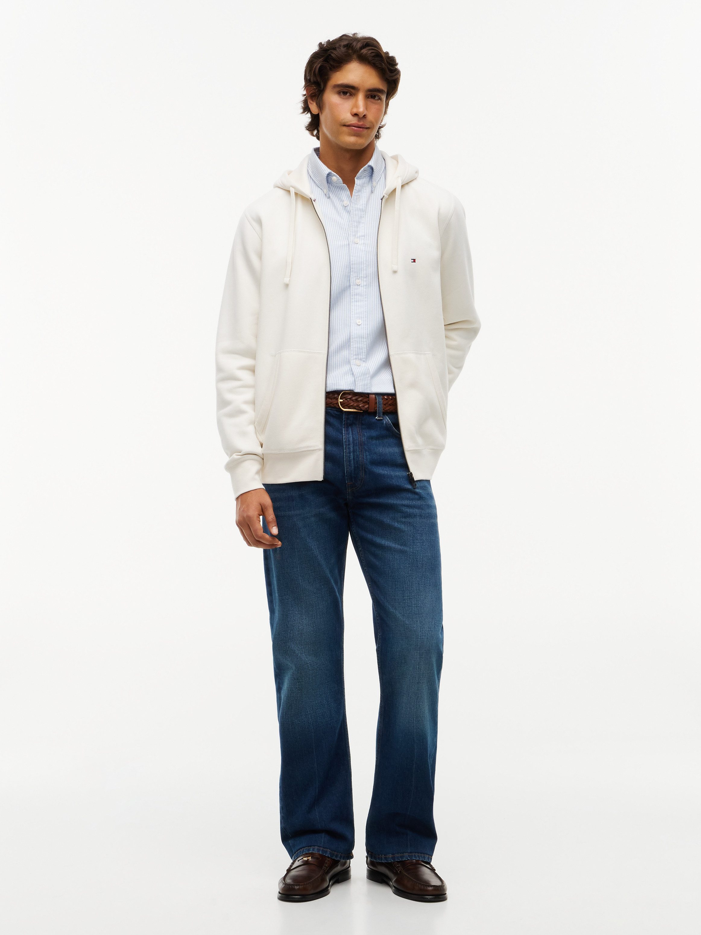 Tommy Hilfiger Kapuzensweatjacke ESSENTIAL FLEECE HOODED REGULAR – Bild 4 von 5