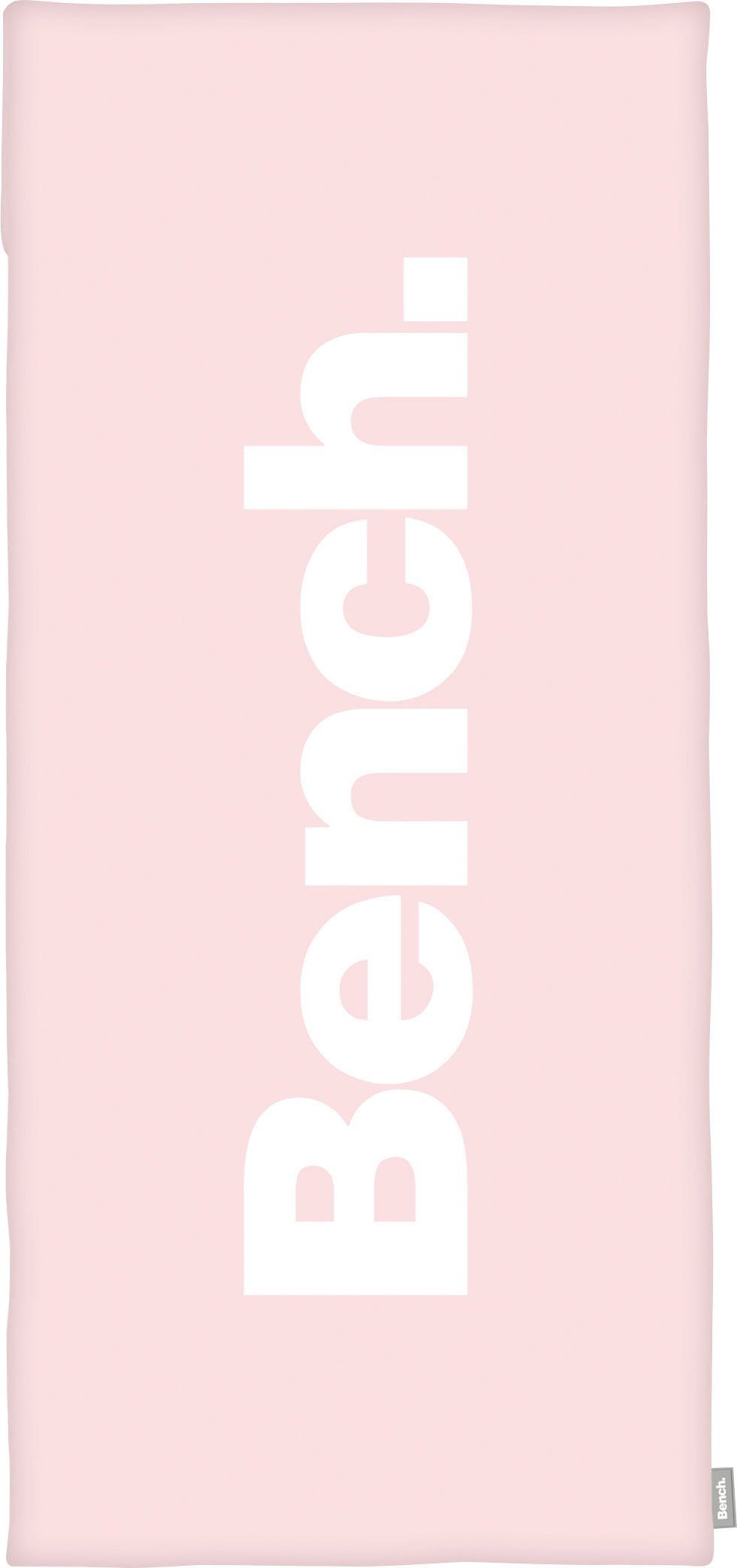 Bench, Microfaser Sporthandtuch Bench Fitnesstuch Towel / & 50x110 Bench. Überschlag rosa (1-St), Tasche, cm mit Sports