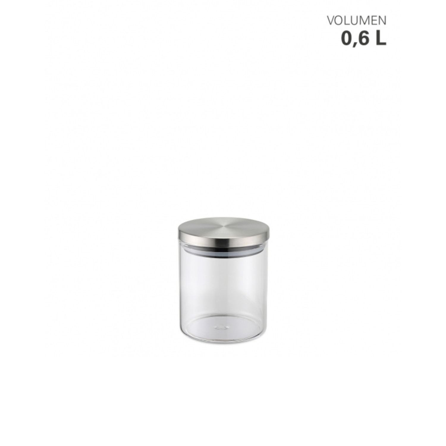 Weis Einmachglas WEIS Vorratsglas 0,6L mit Edelstahldeckel