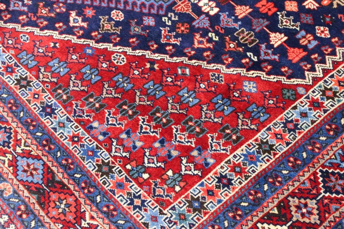 Orientteppich Yalameh / Höhe: rechteckig, Nain 12 Perserteppich, mm Aliabad Orientteppich Handgeknüpfter Trading, 155x255
