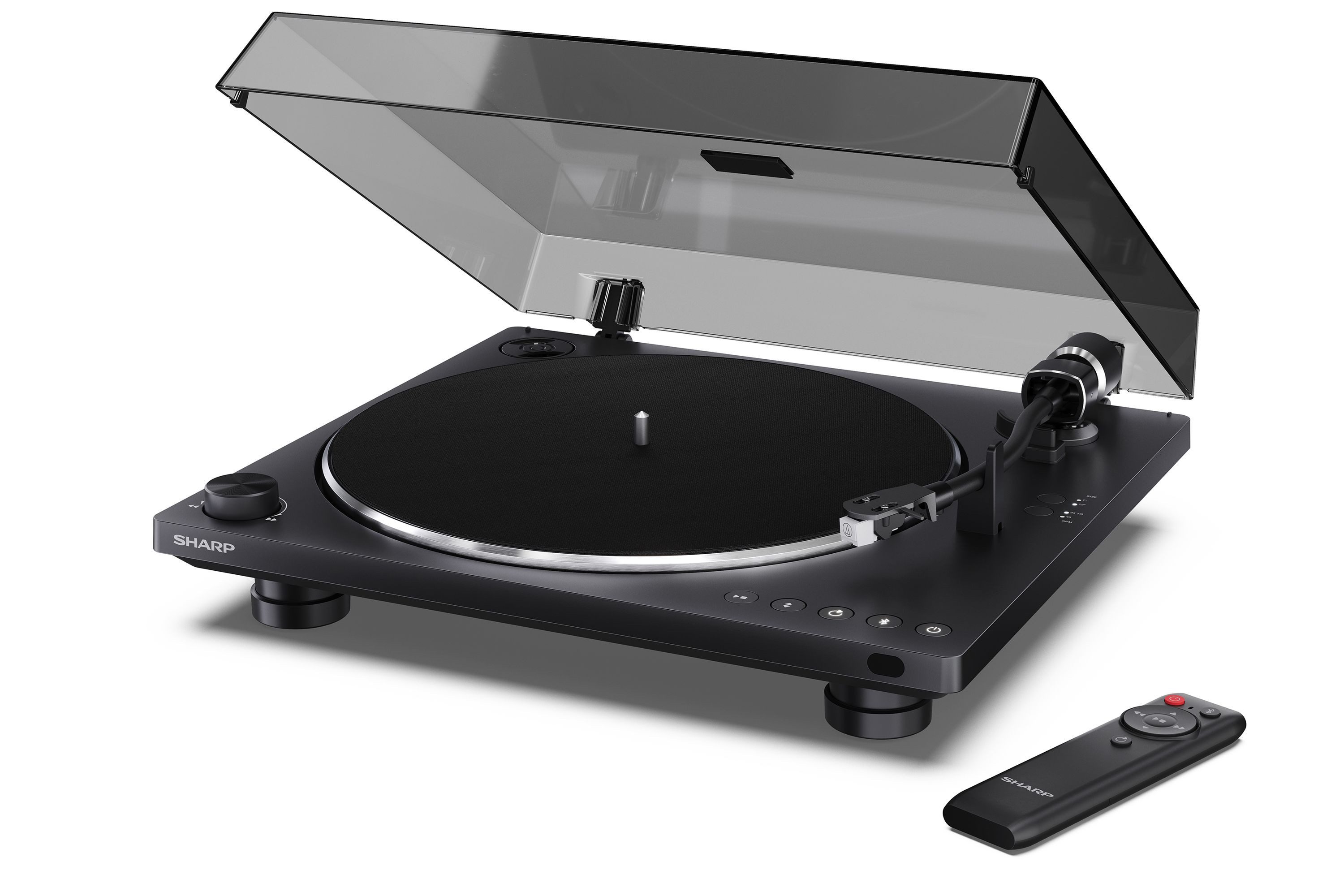 Sharp RP-TT95 Plattenspieler (33 / 45 U/Min, vollautomatisch, Bluetooth, USB-C)