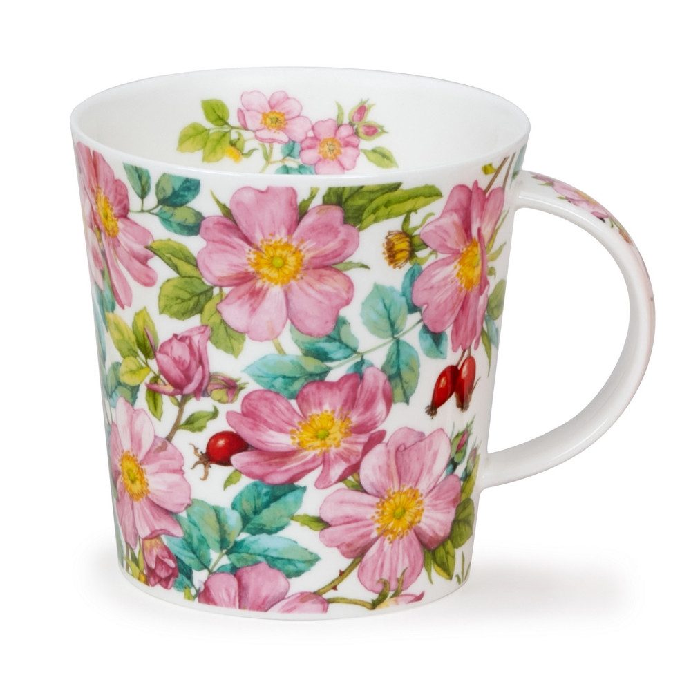 Dunoon Tasse Beautiful Blooms Heckenrosen Cairngorm 0,48 l Fine Bone China, 1-tlg.