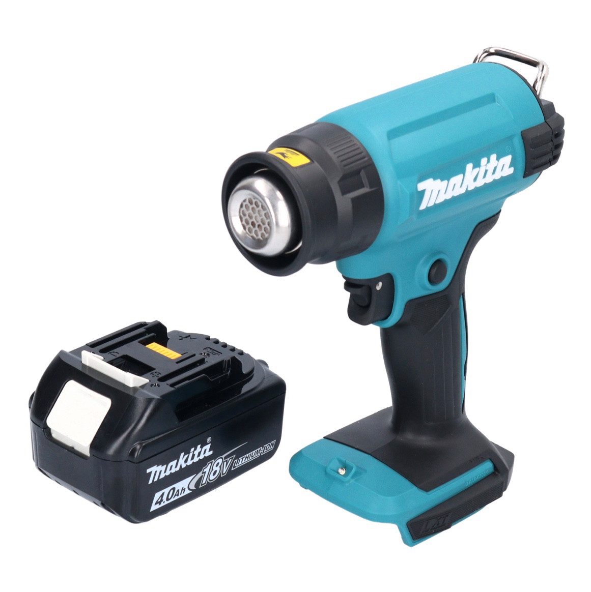 Makita Akku-Heißluftgebläse DHG 180 M1 Akku Heißluftgebläse 18 V 550 °C + 1x Akku 4,0 Ah