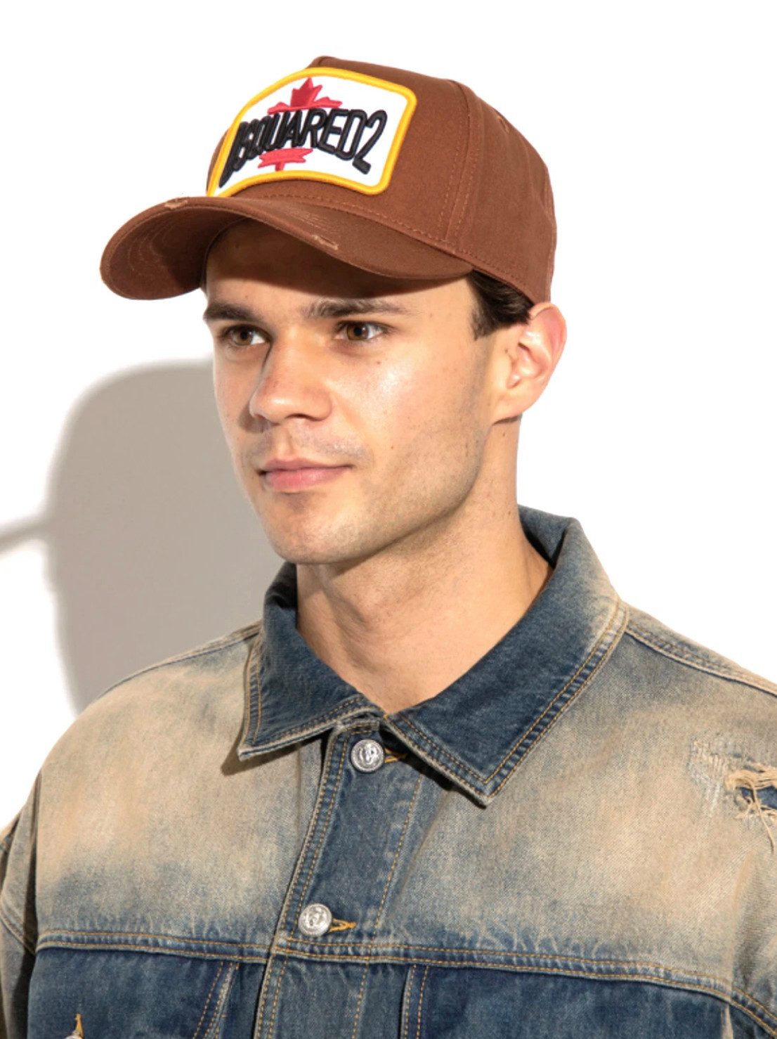 Dsquared2 Baseball Cap Family Business Baseballcap Icon Baseball Kappe Unisex goldfarbenen Stickerei „FAMILY BUSINESS