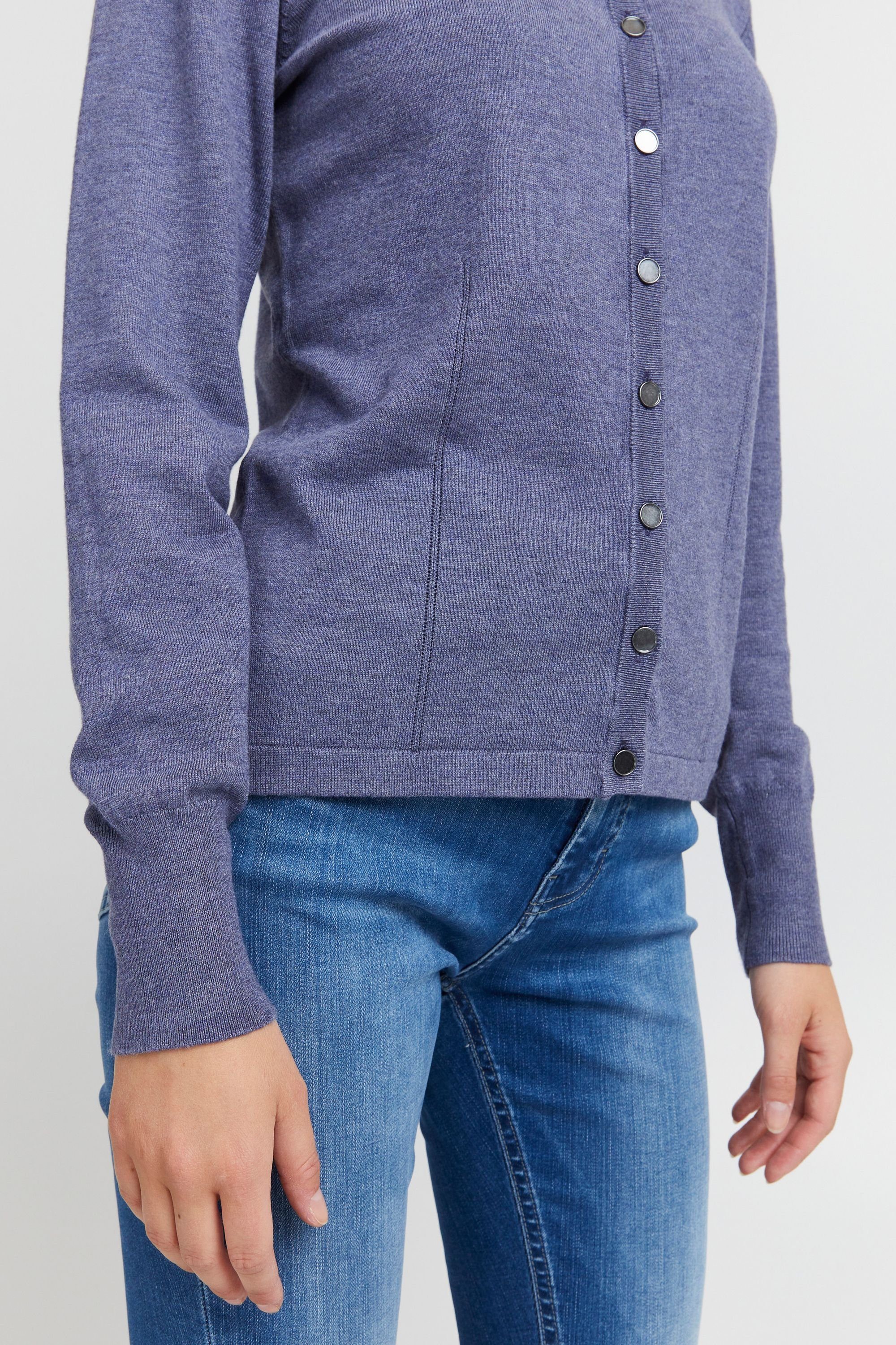 Strickjacke Granite - Blue PZSARA (1839331) Melange 50203229 Pulz Jeans