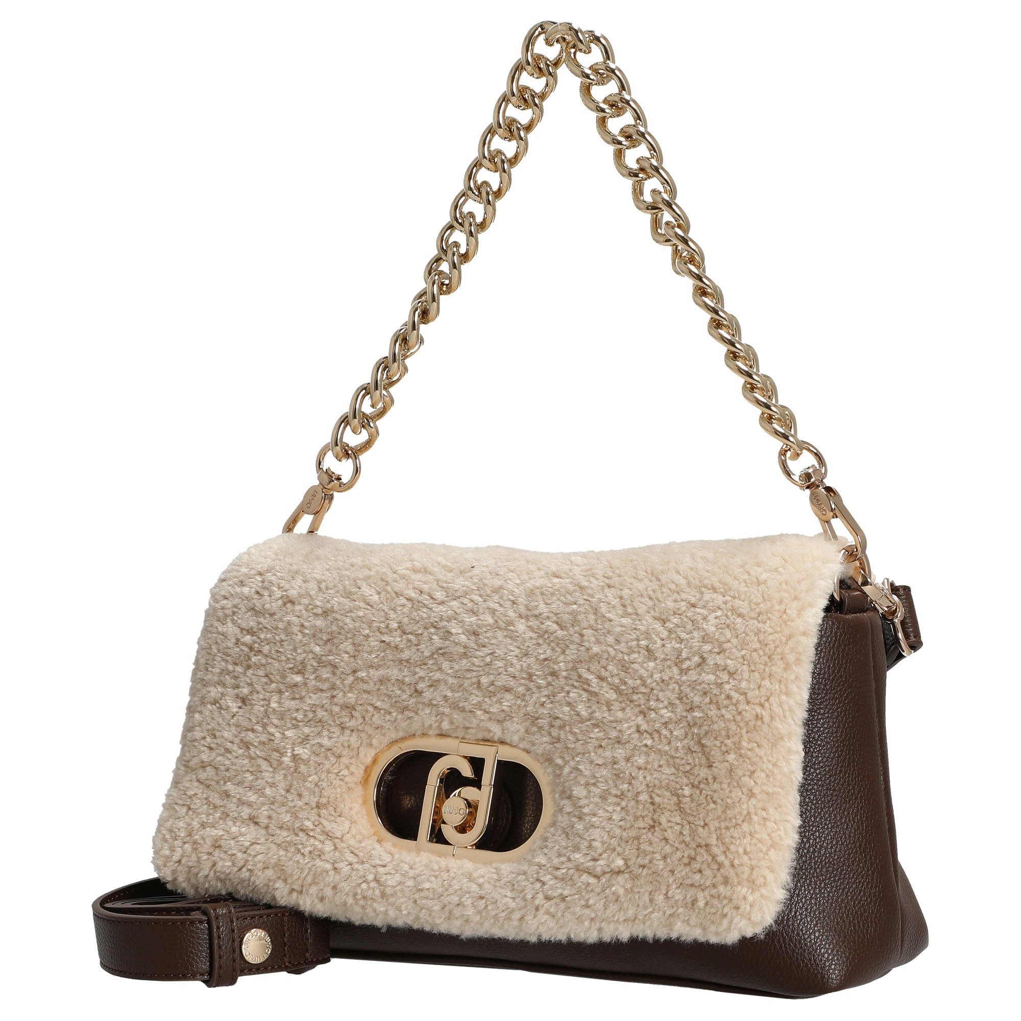 Liu Jo Umhängetasche Lapuffy East/West - Umhängetasche M 28 cm (moro light)