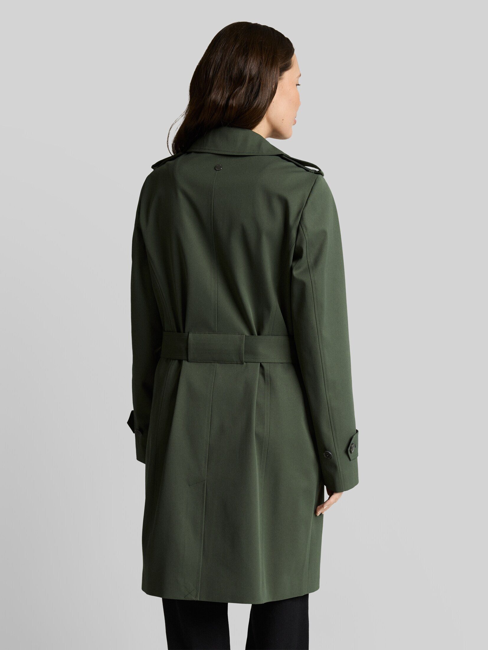 TOM TAILOR Kurzmantel Jacken Trenchcoat aus wasserabweisendem Material